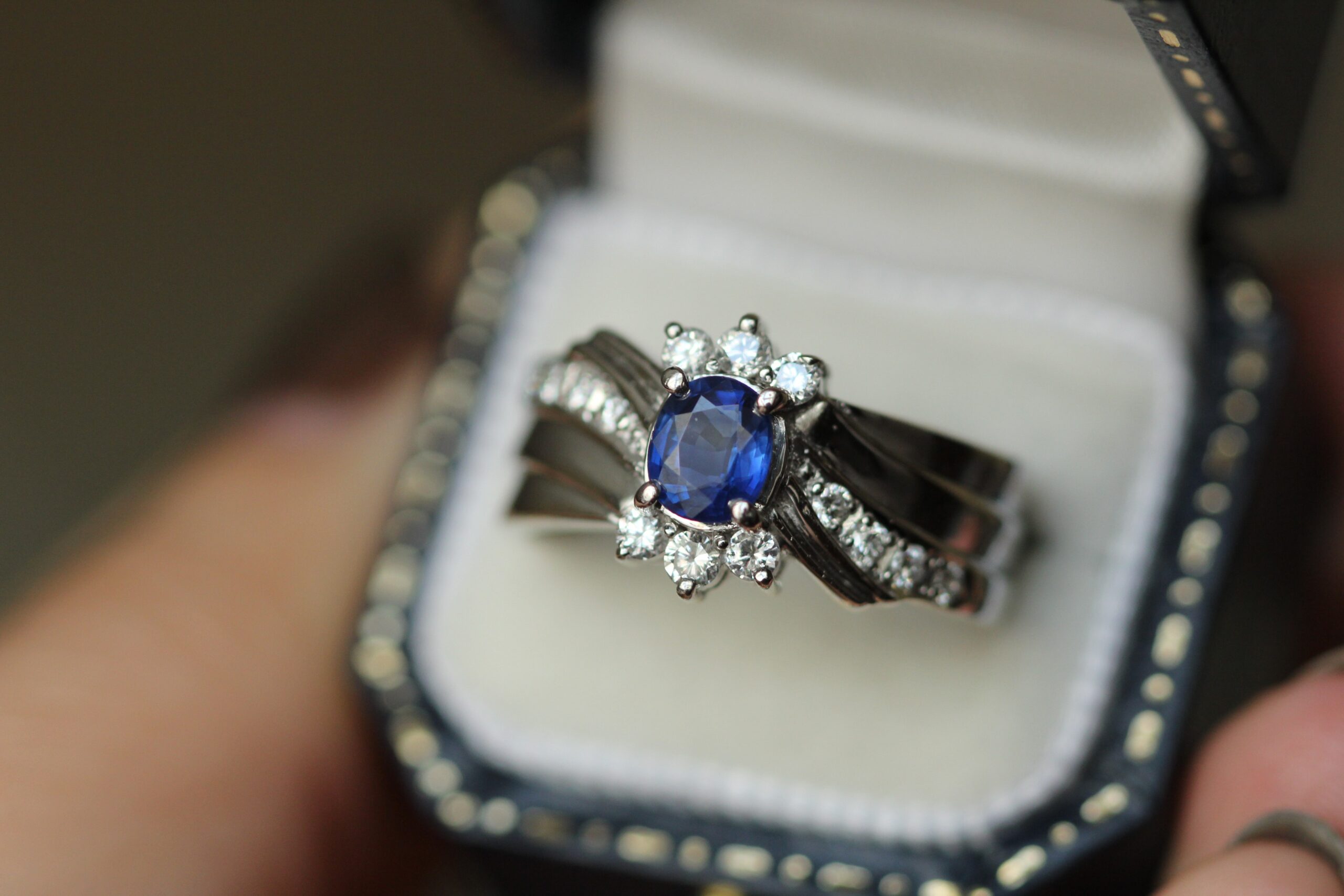 Blue Gem Ring